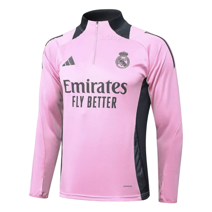 Sudadera entrenamiento rosa Real Madrid 24/25 - Imagen 1