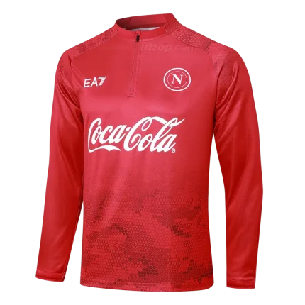 Sudadera entrenamiento rojo Napoles 24/25